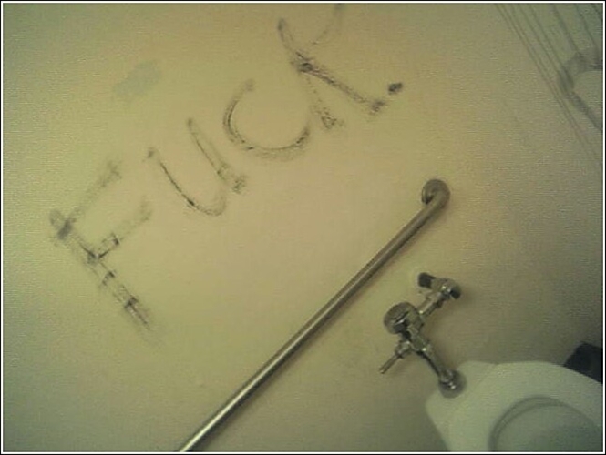 Bill's Bar bathroom stall