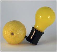 BRIGHT IDEA Beuys's "Capri Battery."