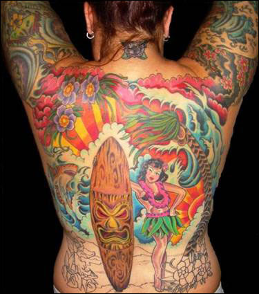 sexy full body Girls tattoos art designs pictures gallery collection