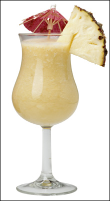 DRINKING ONE OF THESE isn't the same without the tropical backdrop
