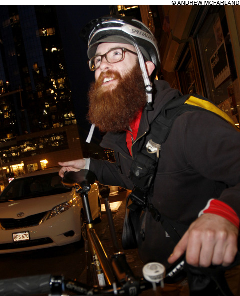 Liz Pelly interviews three  bike messengers about their work in Boston