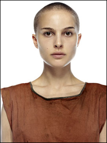 A BIG FAN OF THE COMIC: Natalie Portman argues that the film is practically a storyboard.
