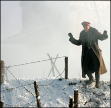 JOYEUX NOËL: Forsaking politics for a vague humanism.