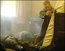 RUNNING SCARED: Paul Walker's new film is for the dogs.