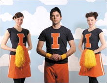 Sufjan Stevens (center): gunning for Arnold?