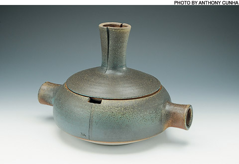 The ceramic art of Karen Karnes exhibit at Currier Museum of Art