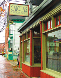 BEST OF BOTH WORLDS: Caiola’s patrons get a neighborhood restaurant with a destination chef. 