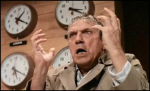 MAD AS HELL, and not going to take it anymore: Peter Finch in Network