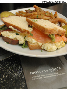 Matt Murphy's egg-salad sandwich